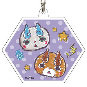 アクリルキーホルダー「妖怪ウォッチ ぷにぷに」02/コマさん＆コマじろう(グラフアート)