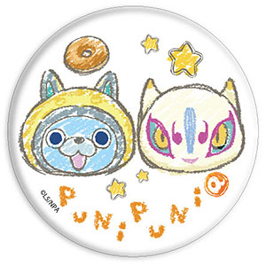 缶バッジ「妖怪ウォッチ ぷにぷに」01/ジバニャン＆コマさん(グラフ