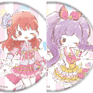 缶バッジ「プリティーオールフレンズ」01/グラフアート 5個入りBOX