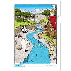 チャックま A4クリアファイル 清流