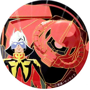 機動戦士ガンダム 彫金メタルアートステッカー シャア＆ザク