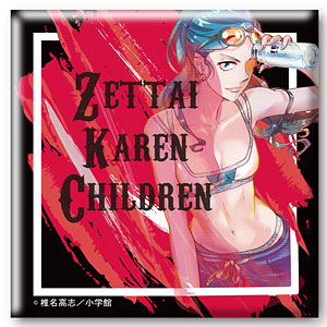 絶対可憐チルドレン スクエア缶バッジ 加納紅葉