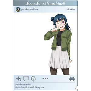 ラブライブ！サンシャイン！！ 透けクリアファイル 津島善子 私服