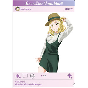 ラブライブ！サンシャイン！！ 透けクリアファイル 小原鞠莉 私服