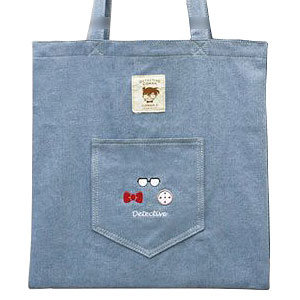 名探偵コナン デニムトートバッグ(モチーフ柄 コナン)