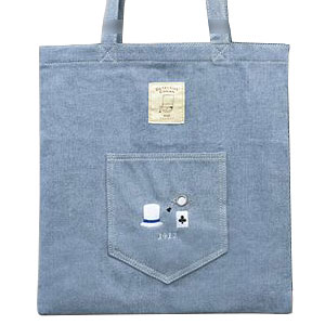 名探偵コナン デニムトートバッグ(モチーフ柄 キッド)