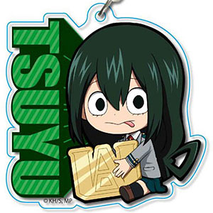 ぎゅぎゅっとちょいデカアクリルキーホルダー 僕のヒーローアカデミア 制服ver. 蛙吹梅雨
