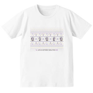 Re：ゼロから始める異世界生活 ノルディックデザインTシャツ(エミリア)/レディース(サイズ/L)