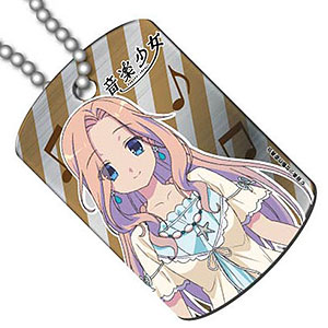 『音楽少女』 メタルアートドッグタグ 具志堅シュープ