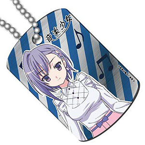 『音楽少女』 メタルアートドッグタグ 迎羽織