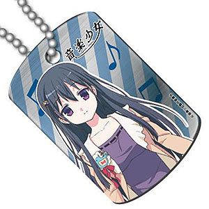 『音楽少女』 メタルアートドッグタグ 迎桐