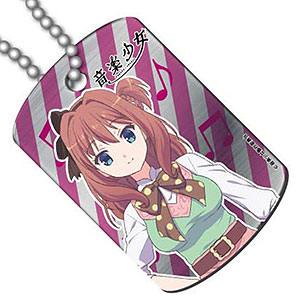 『音楽少女』 メタルアートドッグタグ 竜王更紗