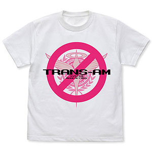 機動戦士ガンダム00 トランザムは使うなよ！Tシャツ/WHITE-S