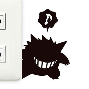 ゲンガーステッカー】防水ステッカー ゲンガー 小 14.6cm 痛PC 痛車の