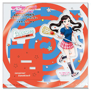 ラブライブ Aqours 9周年展示会 アクリルスタンド キーホルダー 津島善子 ラブライブ! サンシャイン‼︎ Aqours SPORTS 津島善子 - メルカリ