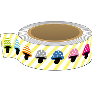 ヤリチン☆ビッチ部 マスキングテープ A.きのこ柄