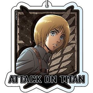 進撃の巨人 クリスタ・レンズ ドッグタグ アクリルキーホルダー アクキー 進撃の巨人 クリスタ・レンズ ドッグタグ アクリルキーホルダー