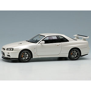 1/43 日産 スカイラインGT-R (BNR34) V-spec II Nur 2002 ホワイトパール