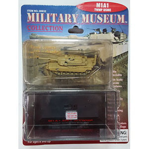 ミリタリーミュージアムコレクション 1/144 アメリカ海兵隊 M1A1エイブラムス マインプラウ付き 完成品