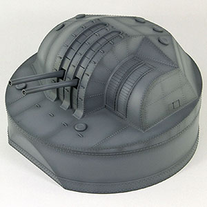 1/35 日本海軍 八九式12.7cm 連装高角砲(大和型シールド) レジンキット