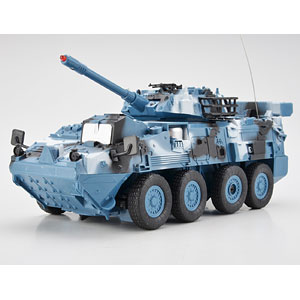 R/C 8輪装甲車 ブルー迷彩(40MHz)