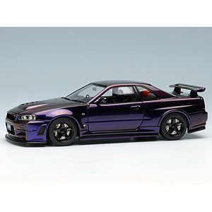 アイドロン　日産 GTR R34 Z-tune 1/43 1/43 ニスモ R34 GT-R Z-tune シルバー / NISMOストライプ
