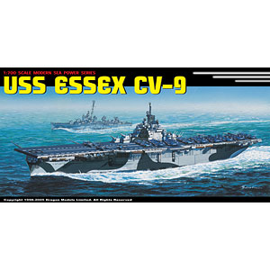 1/700 アメリカ海軍 航空母艦 U.S.S.ハンコックCV-19 プラモデル（再販）[ドラゴンモデル]《在庫切れ》