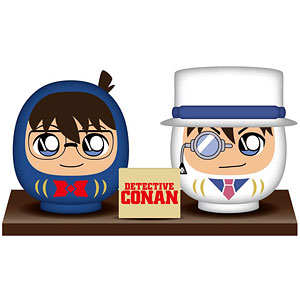 名探偵コナン だるまフィギュア (コナン＆キッド)