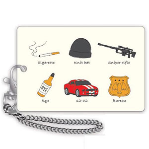 名探偵コナン アクリルパスケース(アイテム柄 赤井)