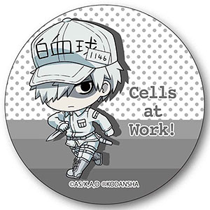 てくトコ缶バッチ はたらく細胞 白血球(好中球)