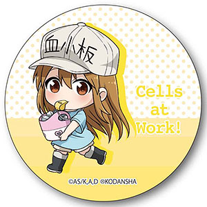 てくトコ缶バッチ はたらく細胞 血小板