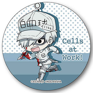 てくトコ缶バッチ はたらく細胞 白血球(好中球)(排除)