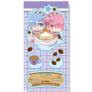 ラテアートアクリルフィギュア Re：ゼロから始める異世界生活 レム＆ラム