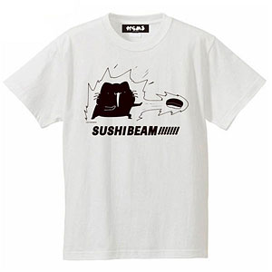 からめる Tシャツ SUSHI BEAM(ホワイト)XL