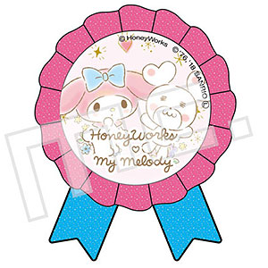 ロゼットブローチ クマ丸 HoneyWorks×マイメロディ