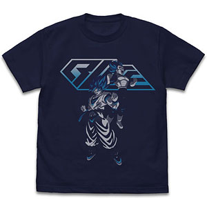 ドラゴンボール超 ブロリー 超サイヤ人ブルー 悟空＆ベジータTシャツ/NAVY-S