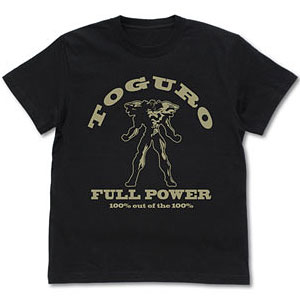 幽☆遊☆白書 戸愚呂弟 100％中の100％ Tシャツ/BLACK-M