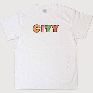 CITY CITYロゴTシャツ ホワイト XL