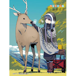 ゆるキャン△ 超デカ フカフカ毛布 原作イラスト版 リンB