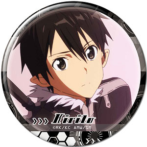 SAO キリト　缶バッジ ソードアート・オンライン 缶バッジ デザイン09(キリト/I)（再販