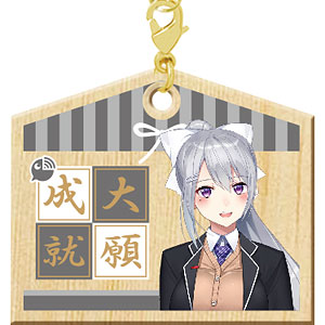 剣持刀也 木製ストラップ にじさんじ にじさんじ ミニ絵馬ストラップ 09 剣持刀也[カナリア]《在庫切れ》