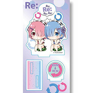 なやむんアクリルフィギュア Re：ゼロから始める異世界生活 ラム＆レム