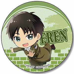 ぷかっしゅ缶バッチ 進撃の巨人 Season 3 エレン・イェーガー(コート)
