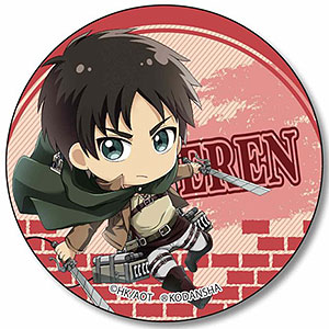 ぷかっしゅ缶バッチ 進撃の巨人 Season 3 エレン・イェーガー(立体機動)