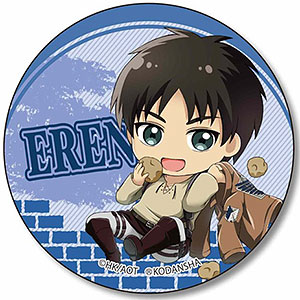 ぷかっしゅ缶バッチ 進撃の巨人 Season 3 エレン・イェーガー(芋)