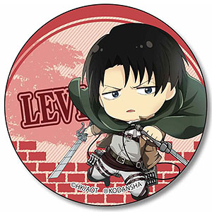 ぷかっしゅ缶バッチ 進撃の巨人 Season 3 リヴァイ(立体機動)