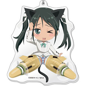 第501統合戦闘航空団 ストライクウィッチーズ ROAD to BERLIN てへぺろBIGアクリルキーホルダー フランチェスカver.