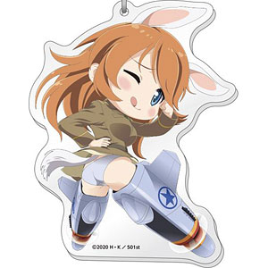 第501統合戦闘航空団 ストライクウィッチーズ ROAD to BERLIN てへぺろBIGアクリルキーホルダー シャーロットver.