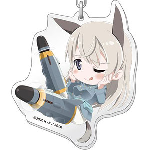 第501統合戦闘航空団 ストライクウィッチーズ ROAD to BERLIN てへぺろBIGアクリルキーホルダー エイラver.