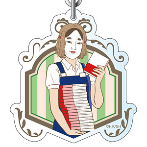 ガイコツ書店員 本田さん アクリルキーホルダー コオモテ